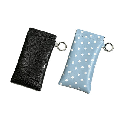 LAST DAY BUY 1 GET 1 FREE🎁-Soft PU Leather Sunglasses Pouch Elastic Opening Eyeglasses Bag