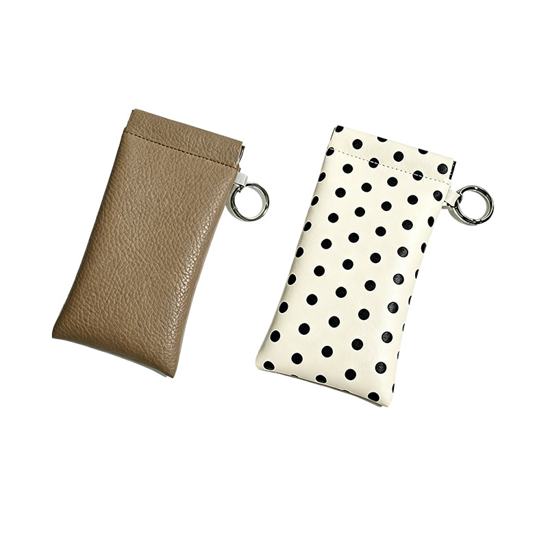 LAST DAY BUY 1 GET 1 FREE🎁-Soft PU Leather Sunglasses Pouch Elastic Opening Eyeglasses Bag