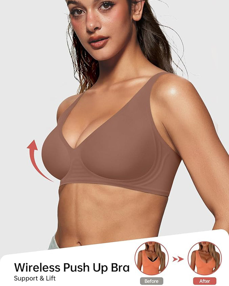 Seamless Deep V Push-Up Wireless Bra-🎁50% OFF ON THE LAST DAY