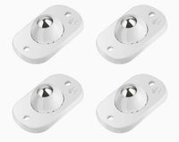 White steel beads