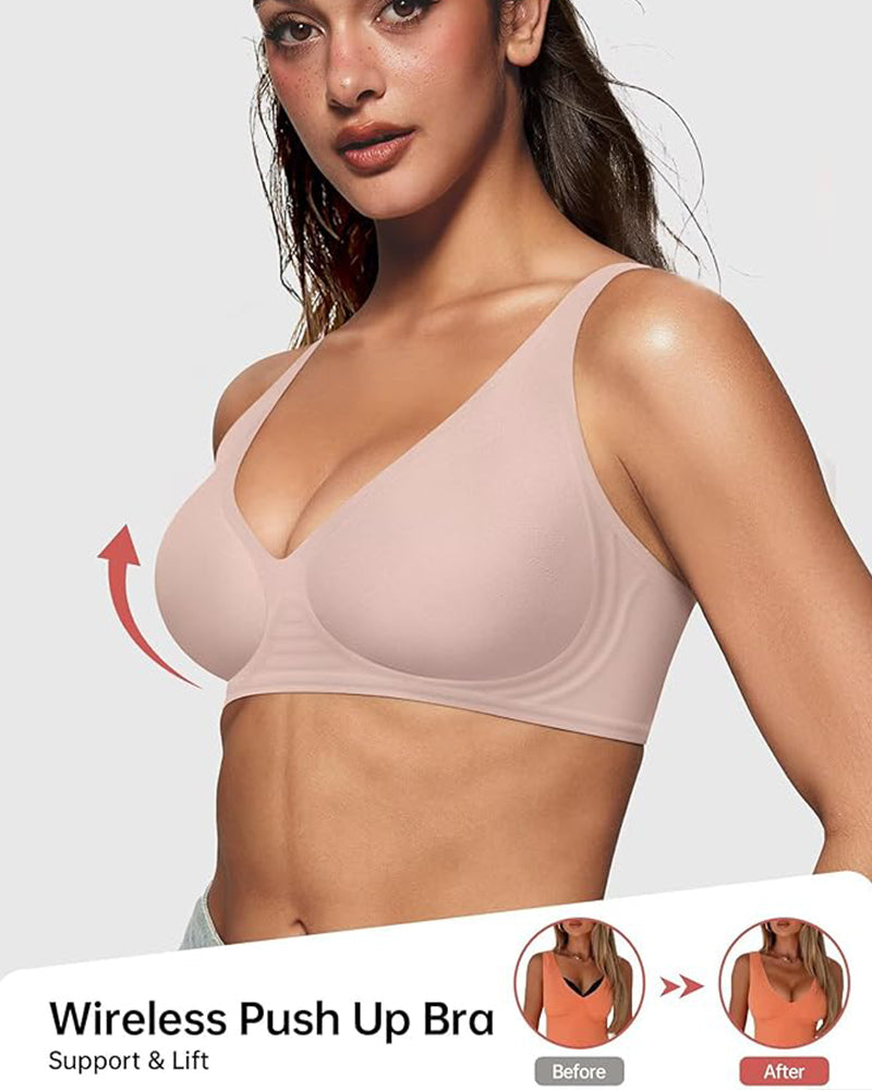 Seamless Deep V Push-Up Wireless Bra-🎁50% OFF ON THE LAST DAY