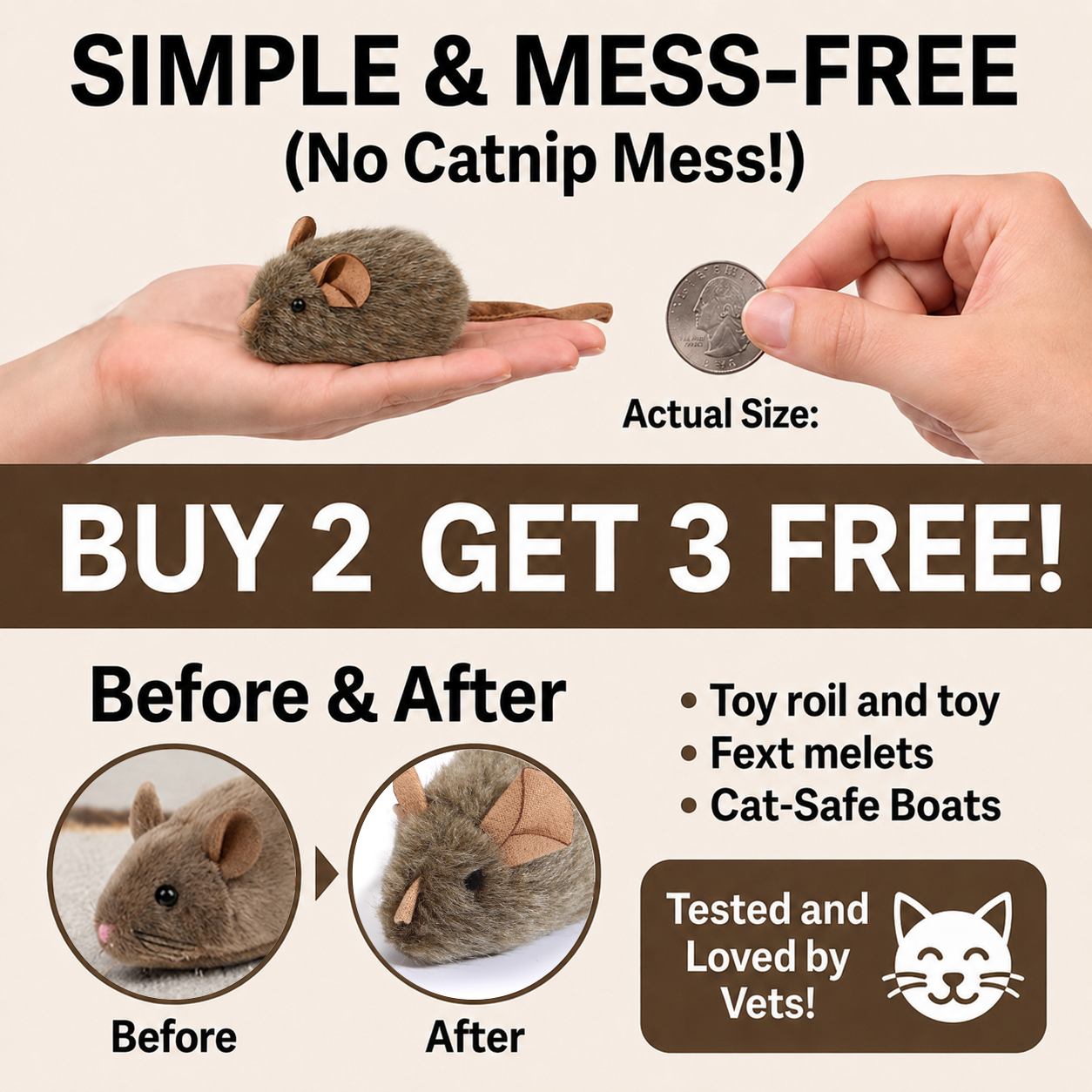 BUY 2 GET 3 FREE+GIFT🎁
