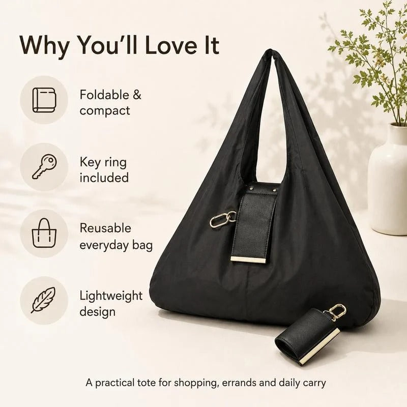 🎁LAST DAY BUY 1 GET 1 FREE-Tiny as a Keychain, Holds Up to 30 lbs! The Ultimate Everyday Foldaway