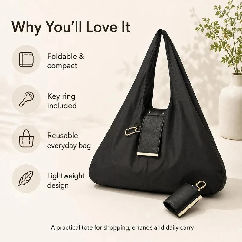 🎁LAST DAY BUY 1 GET 1 FREE-Tiny as a Keychain, Holds Up to 30 lbs! The Ultimate Everyday Foldaway