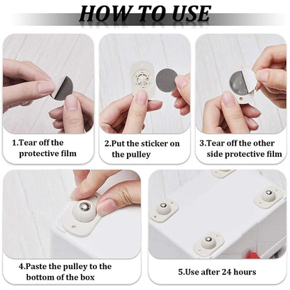 🔥50% off on the last day🎁 Buy 2 Get 1 Free（24Pcs） — Only $1.24 Each l Boreless universal wheels🛼